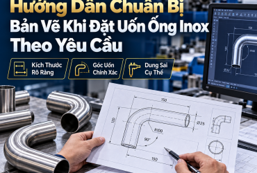 Hướng Dẫn Chuẩn Bị Bản Vẽ Khi Đặt Uốn Ống Inox Theo Yêu Cầu